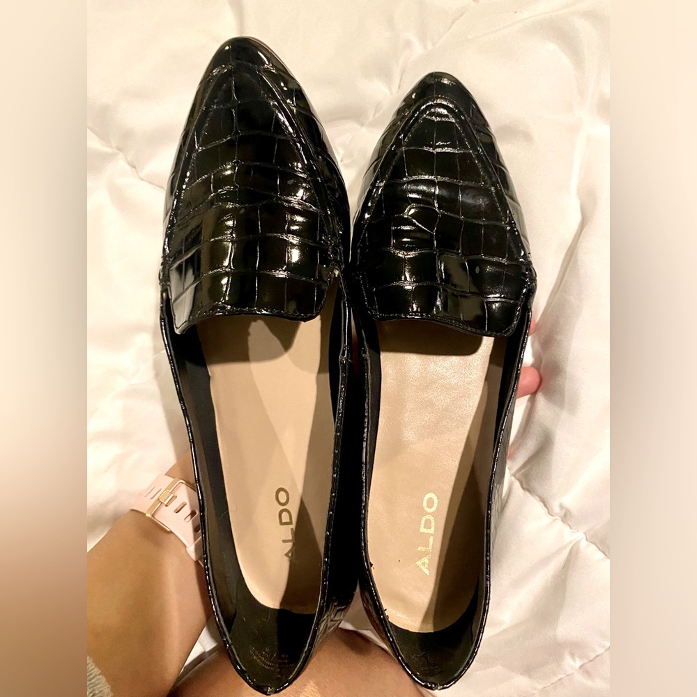 ALDO Patent Leather Loafers size 7.5M